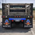 Yosemite Sam Tractor Trailer Diesel Back Off Truck 24"X30". Fixed Price $233.99.