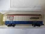Scale - Model Power 3408 40' Boxcar, Johnson Jwax 49000 Nib. Fixed Price $6.99.