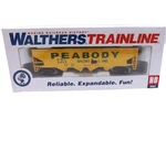 Walthers Trainline Peabody Short Hopper Scale Model Rr 931-1658. Fixed Price $16.65.