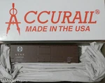 Accurail Ho #80971 36' Double-shealthed Wd Box Atsf, Straight Underframe Kit. Fixed Price $16.18.