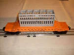 Lionel #6519 Allis-chalmers Condenser Flat Car. Great Load For Any 'road! C-6. Fixed Price $22.50.