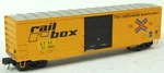 Used Atlas 2001047-1 Santa Fe (ex Railbox) Acf 50'6" Car W/box. Fixed Price $67.49.