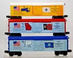 Lionel Spirit Of 76 Commemorative Boxcars Georgia, Massachusetts & Connecticut. Fixed Price $80.99.