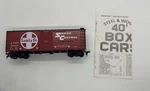 Athearn Blue 1221 40' Car Santa Fe Shock Control Atsf 16987 W/box Rtr. Fixed Price $10.00.