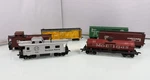 6PC Lionel Marx Gilbert Ihm Ho Scale Train Cars Tanker Freight Caboose Box. Fixed Price $44.95.