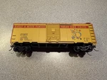 Ho Athearn Bev-bel Karly & Mitch Circus 40' Special Boxcar 112456 Kadee Couplers. Fixed Price $10.00.