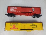 Lionel Gauge Kentucky Fried Chicken Reefer 6-7509 & Atlantic Pacific Car. Fixed Price $73.97.