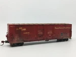 Ho Athearn Roscoe Snyder & Pacific 50 Double Plug Door Boxcar #2013 Weathered. Fixed Price $30.00.