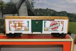 Lionel Christmas 25073- 2009 Rr Club Car- 0/027- New Sh. Fixed Price $26.00.
