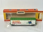 Ho Mantua 1990'S "seasons Greetings" Christmas 50' Plug Door Box Car Good Cond.. Fixed Price $16.99.