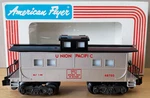 American Flyer Union Pacific Square Window Caboose Gauge 1:64 Scale 6-48703. Fixed Price $24.95.