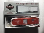 Proto 2000 Ho Scale 50' Sd Boxcar W/ Dreadnaught Ends. Burlington. Nib. Fixed Price $16.56.