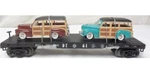 Mth Railking Detroit Toledo & Ironton Flat Car W/ Ford Woodys 30-76641! 1948. Fixed Price $84.95.