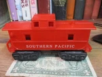 Vintage Marx 4556 Deluxe Southern Pacific Red Caboose Toy Model Railroad Rr. Fixed Price $17.00.