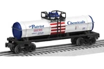Lionel The Chemicals Single Dome Tank Car 6-82186 Usa Patriotic. Fixed Price $49.99.