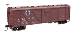 40701 Walthers Ho 40' Ara Single Sheathed Boxcar Santa Fe #124302. Fixed Price $28.80.
