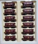 Walthers Ho Scale Freight Cars 12 Pack Ore Car-taconite Version Duluth, Missabe. Fixed Price $230.00.
