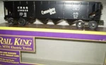 Mth Railking Burlington Cb&q Bay Coal Hopper Car MT-7504! Gauge Train. Fixed Price $34.99.