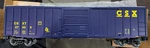 Weaver, Petersen Custom Run Scale, Csx 50' Ribbed Sided Boxcar, 3 Rail, Lnib. Fixed Price $54.95.