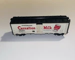Vintage Ho Athearn 40' Refrigerated Box Car, Carnation Milk CM25003. Fixed Price $7.50.