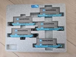 Kato 106-6190 Gunderson Maxi Double Stack Car 5 Unit Set Maersk W Containers. Fixed Price $299.99.