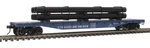 Atlas Scale 52'6" Flatcar With Load (3-RAIL) Grand Trunk Western/gtw #670097. Fixed Price $63.99.