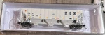 Trainworx New Scale Csxt 3-BAY Covered Hopper- Rd# 253852. Fixed Price $30.00.