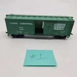 Ahm Roco Austria Ho Penn Central Pc 46150 40' Box Car Green Sliding Door. Fixed Price $12.87.