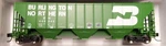 Athearn 25431 Burlington Northern Ps 4427 Covered Hopper #445242 Ln/box. Fixed Price $30.07.