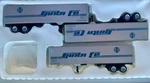 Ho 1:87 Con-cor 8101 40' Piggyback Dry Box Van Trailers (3 Pcs.) Sante Fe. Fixed Price $22.49.