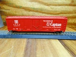 Tyco Ho 50' Santa Fe 49277 El Capitan Plug Railroad Train Door Box Car. Fixed Price $12.00.