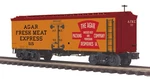 Mth Premier 20-94486 Agar Packing Co. 36' Woodsided Reefer Car O-scale. Fixed Price $79.95.