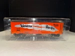 Menards Gauge Western Pacific Box Car 279-3886 Train. Fixed Price $69.99.