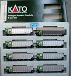 Scale Bethgon Coal Protein Gondola Burlington Northern BN#2 106-4651 New. Fixed Price $135.98.