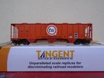 Tangent Scale Models Usex Texas Industries PS-2 2929 Covered Hopper 35164 Txi. Fixed Price $60.95.