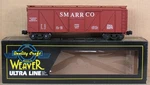 Weaver Smarrco Outside Braced Boxcar W/metal Trucks O-gauge Nos. Fixed Price $39.99.