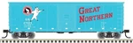 Atlas Ho Usra Steel Rebuilt 40' Boxcar Great Northern Gn #27216 20007079. Fixed Price $48.98.