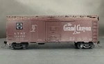 Athearn - Santa Fe 40' Grand Canyon Box Car + Wgt # 145385 W/kadees. Fixed Price $7.14.