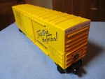 Lionel No. 6-9610 Frisco Hi-cube Yellow Boxcar Gauge Sl-sf Excellent. Fixed Price $16.79.
