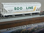 Soo Line Wheatshaft Cylindrical 4650 Cu Centerflow 3-BAY Hopper Car Scale. Fixed Price $76.95.