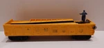 Lionel Postwar # 3562-50 Yellow Unpainted Barrel Car 1955 1956 Untested. Fixed Price $24.99.