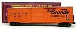 Mth Denver Rio Grande D&rgw #65327 50' Waffle Box Car (20-93049) Freight Train. Fixed Price $80.00.