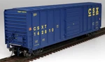 Intermountain 47511-27 Ho Scale 50' 5277 Cubic Foot Exterior Post Boxcar Csx. Fixed Price $42.09.