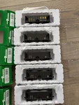 5-HO Scale Bowser 70 Ton Ballast Hopper With Load 1-CSX- 4B&LE #A454-X2-2#A450. Fixed Price $124.99.