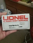Scale Lionel Nickle Plate Boxcar 6-9404. Fixed Price $21.97.