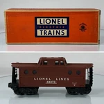 Lionel Gauge 1956-1960 Postwar 6427-1 Illuminated Caboose Original Box Ex Cond. Fixed Price $94.50.