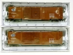 Life-like/proto 2000 Ho R-t-r "new York Central" 50' Automobile Boxcars (2). Fixed Price $56.00.