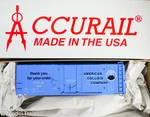 Accurail Ho #81412 American Colloid Company (40' Insulated Steel Boxcar) New. Fixed Price $16.59.