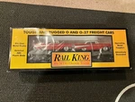 Rail King Mth Lines With Ertl 57 Chevys Semi-scale Flat Car Item No. 30-7610 Nib. Fixed Price $34.99.