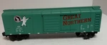 Mth- Rail King Great Northern Rounded Roof Car O-scale 30-7419 Mint W/box. Fixed Price $18.00.
